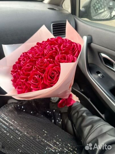 Букет из атласных лент