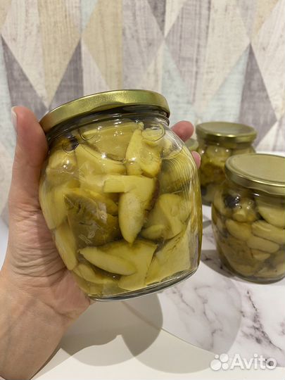 Белые грибы маринованные