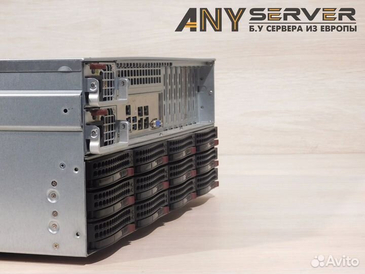 Сервер Supermicro 6048R 2x E5-2670v3 256Gb 36LFF