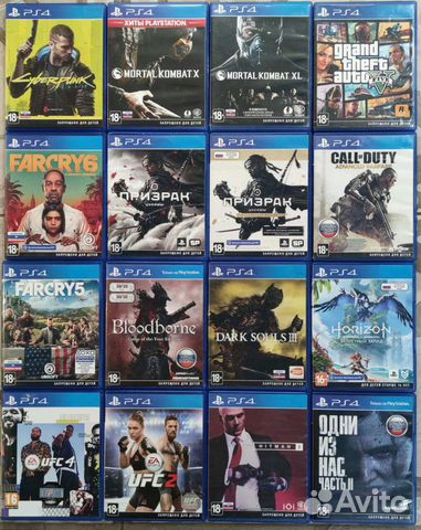 Sony PS4 игры смотрите описание