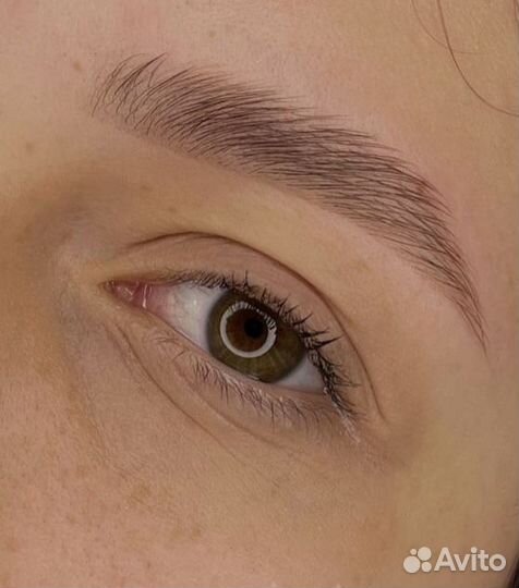 Модель на брови