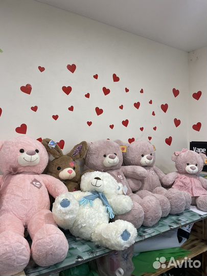 Плюшевый медведь к 14 февраля