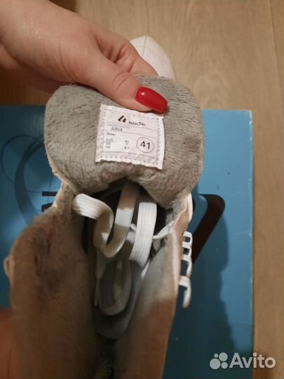 Коньки фигурные женские slide aria 41