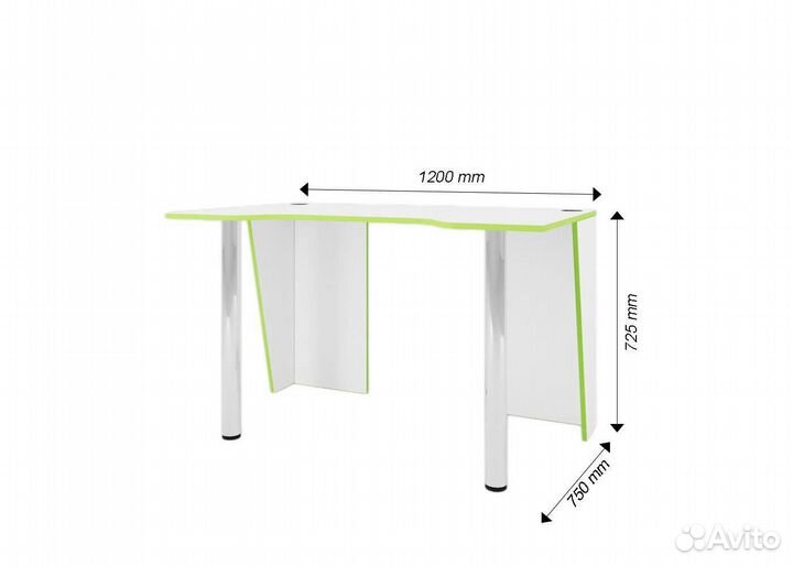 Компьютерный стол Игровой-802eao игровой классичес