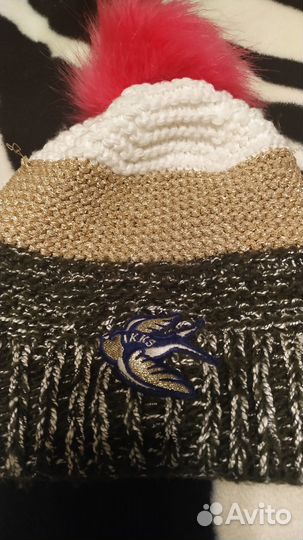 Набор бафф и шапка для девочки