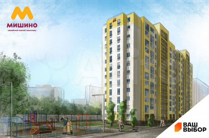 Квартира-студия, 40,9 м², 7/12 эт.