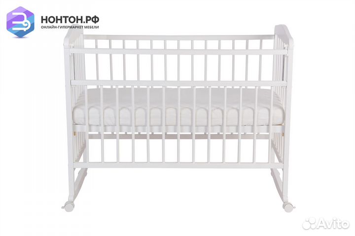 Кроватка детская Алиса белая