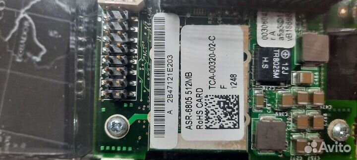 Raid контроллер adaptec ast-6805 512mb