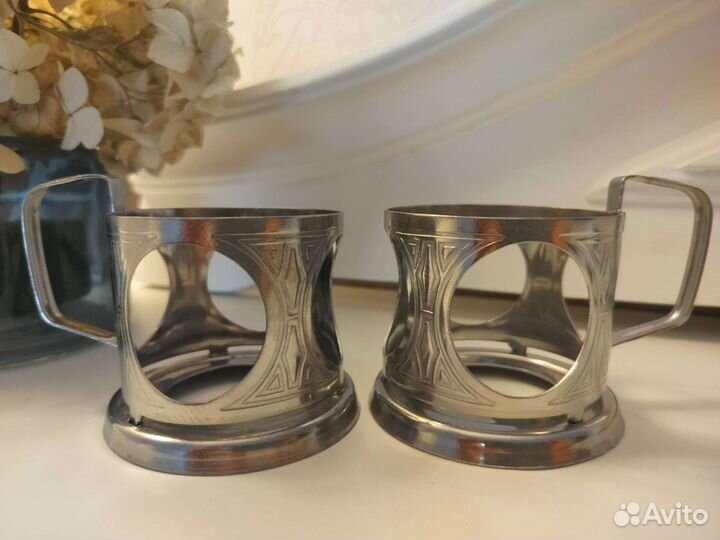 Подстаканники СССР, нерж