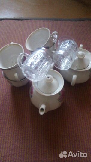 Сервиз чайный фарфоровый СССР