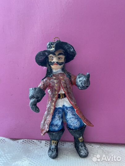 Кукла ручной работы из ваты,елочные игрушки