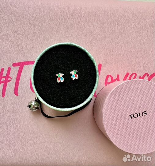 Серьги серебр Tous Tartan