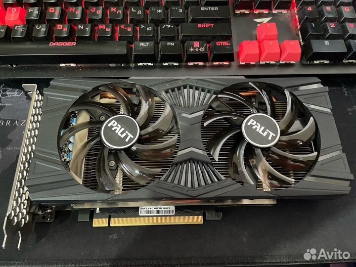 Видеокарта RTX 2060 super Palit dual OC