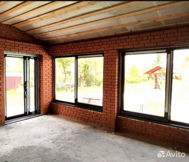 Остекление домов пвх