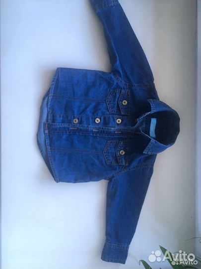 Рубашка джинсовая