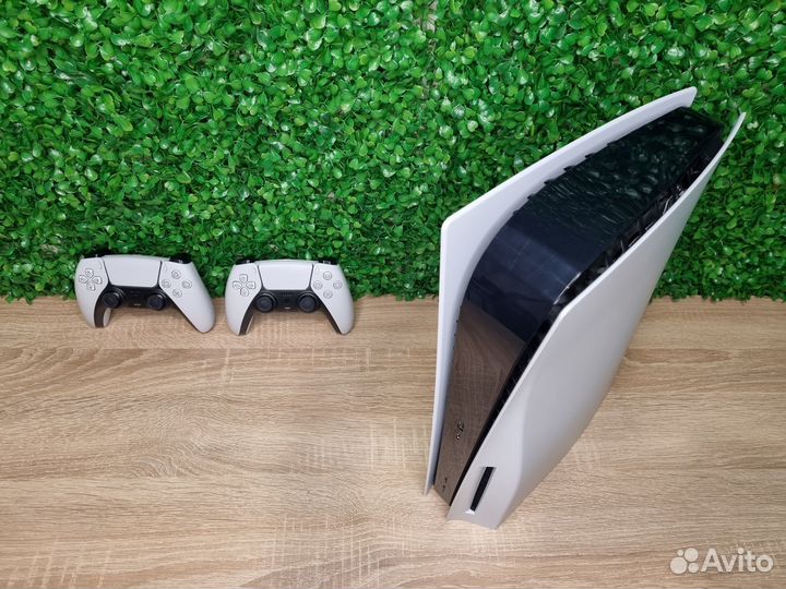 PS 5 с дисководом 2 ориг.геймпада(3-я ревизия)