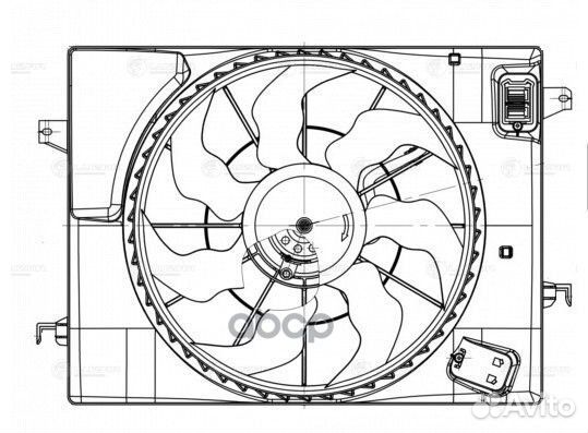 Вентилятор радиатора hyundai tucson / KIA sportage