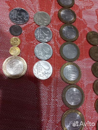 Коллекционные юбилейные редкие монеты 33шт
