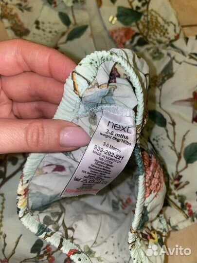 Платье для девочки Next 3/6 месяцев