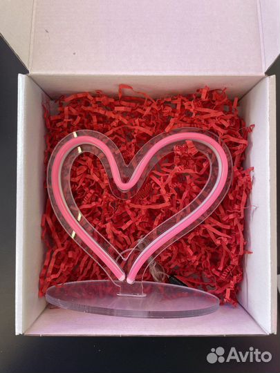 Неоновый светильник Сердце