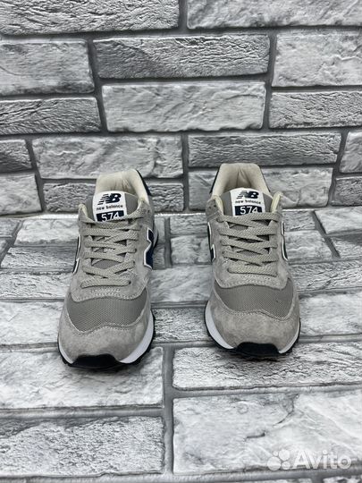Кроссовки new balance 574 замша