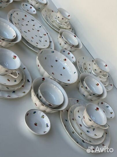 Столовый сервиз Полевые цветы 6 персон