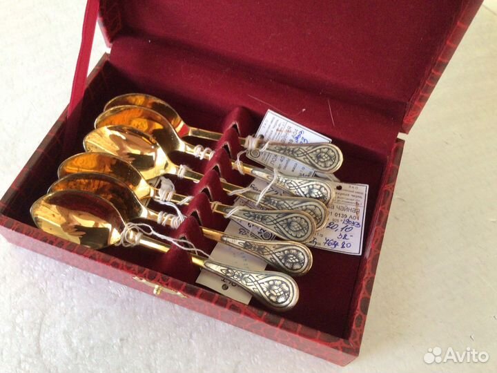 Чайные ложечки 875 проба (СССР) 