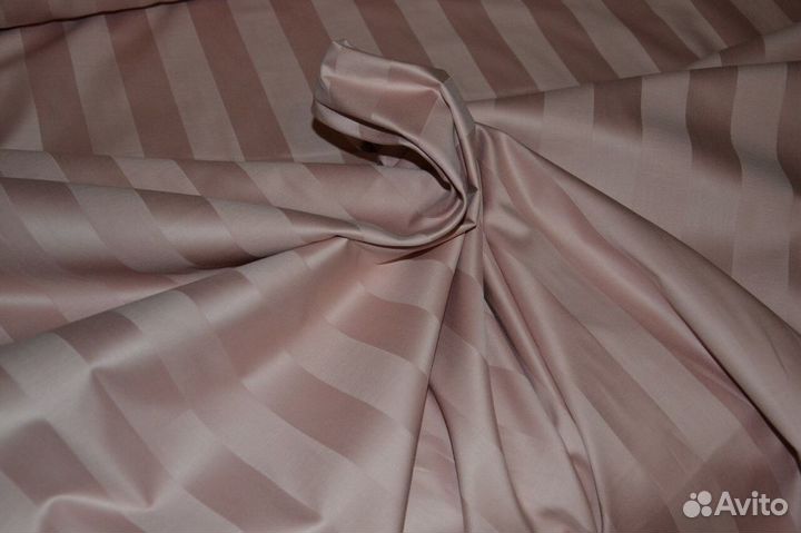 Постельное бельё 2,0 сп. с европростынёй сатин