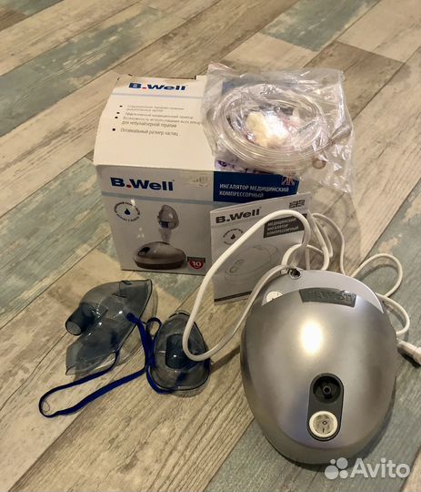 Ингалятор небулайзер компрессорный B.well wn-117