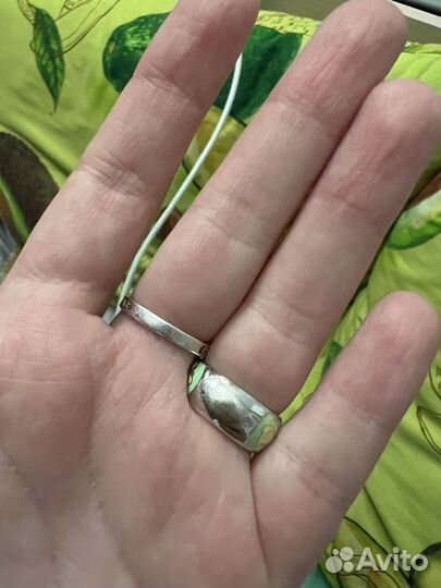 Кольцо серебро 925