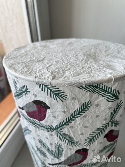 Светильник IKEA со снегирями лампа