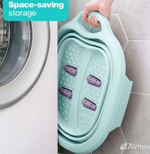 Ванночка массажная для ног складная