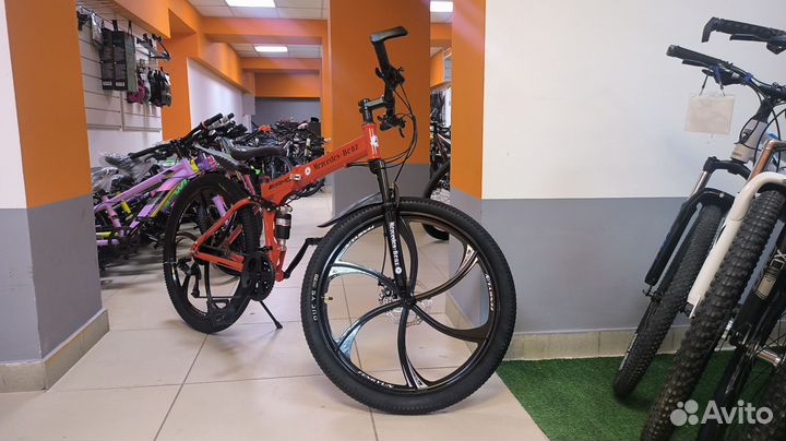 Велосипед на литых дисках