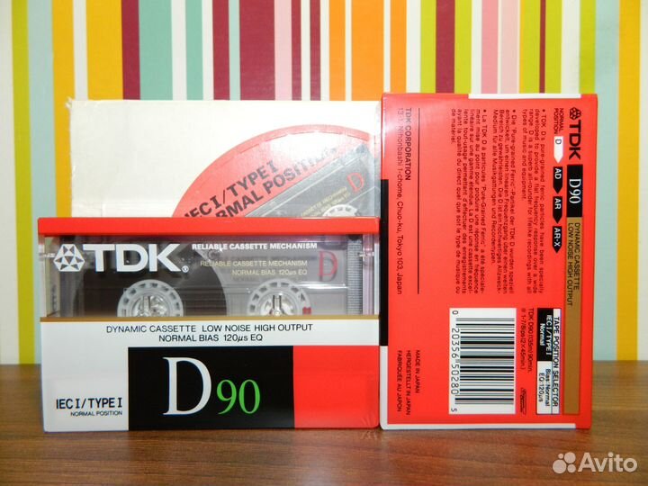 Аудиокассеты из блока TDK Sony Hitachi JVC Basf