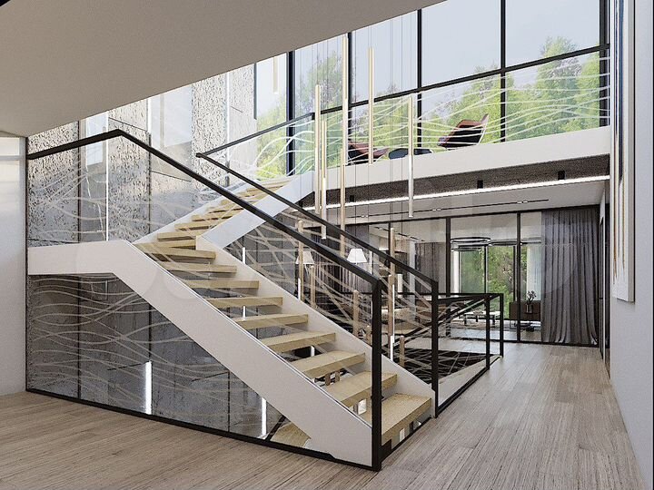 Коттедж 1177 м² на участке 40 сот.