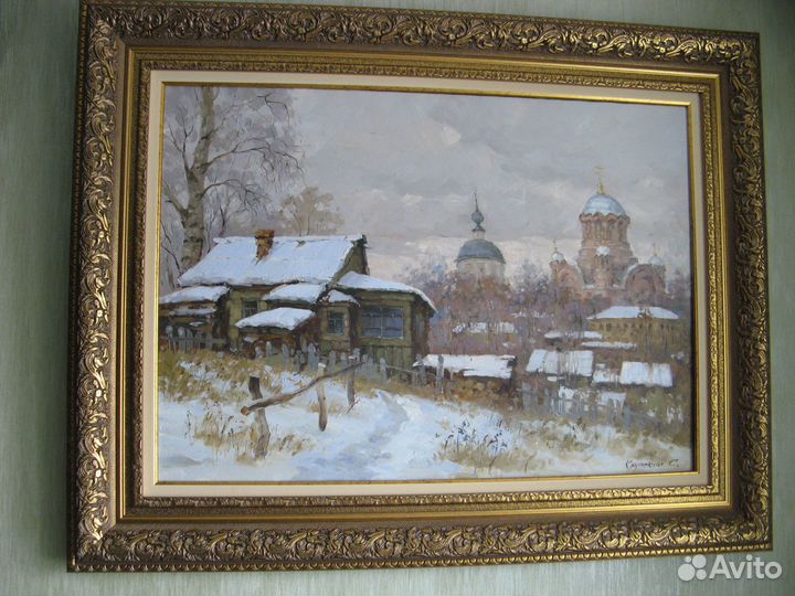 Большая авторская картина маслом на холсте