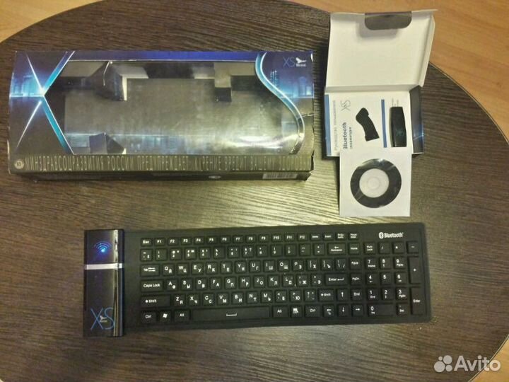 Беспроводная резиновая клавиатура