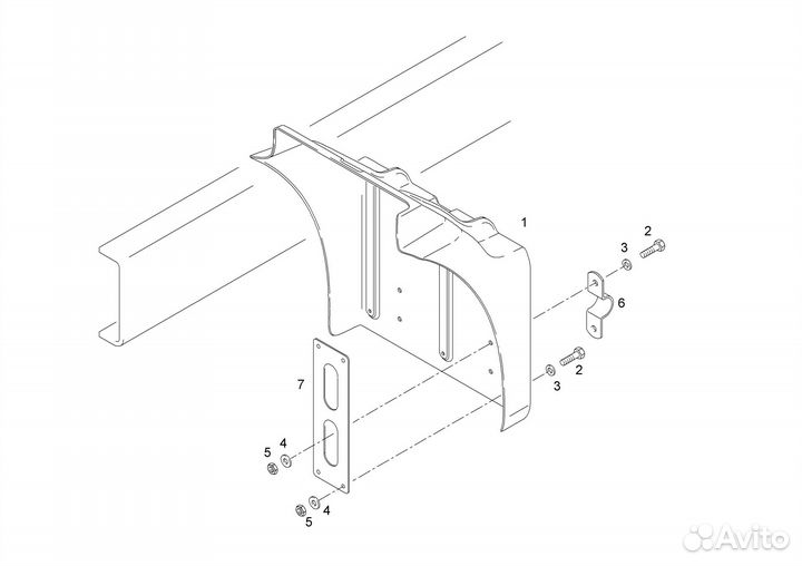 Переднее Крыло MAN TGL / TGM