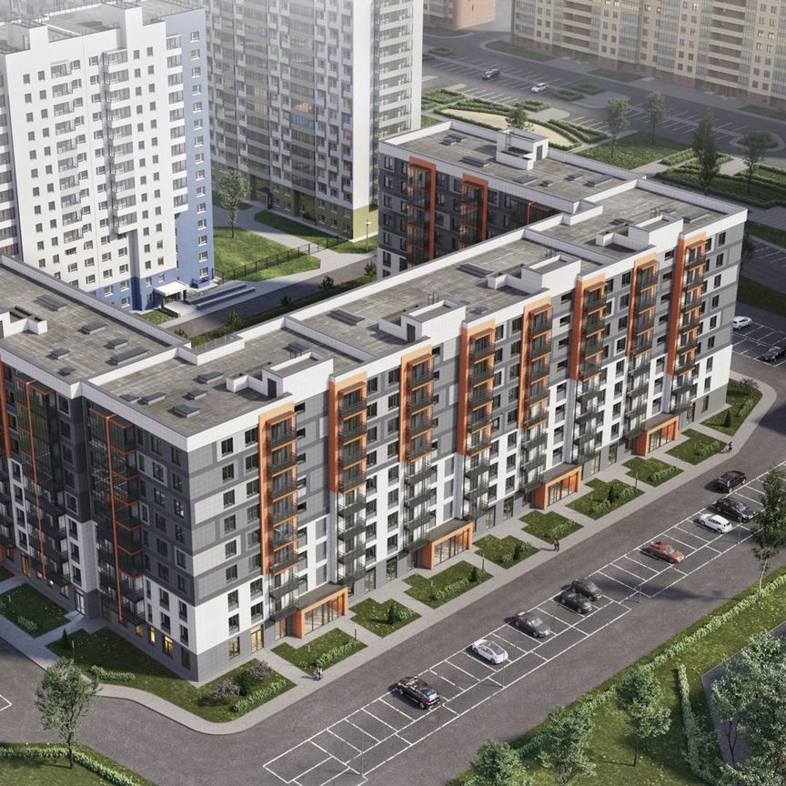 2-к. квартира, 60,7 м², 5/9 эт.