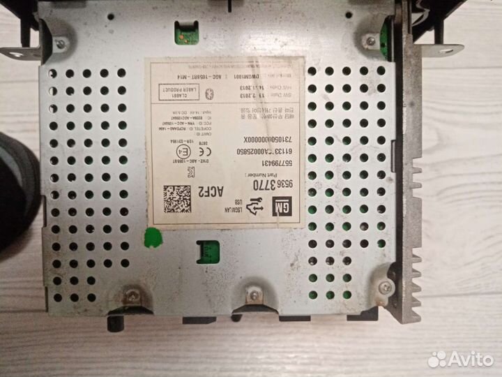 Штатная магнитола шевроле авео Т300