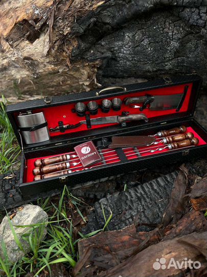 Шашлычный набор в кейсе