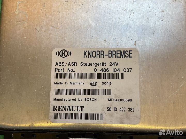 Блок аbc knorr-bremse 0486104037