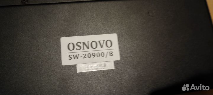Коммутатор osnovo SW-20900/B С POE на 9 портов