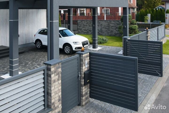 Автоматические откатные и распашные ворота