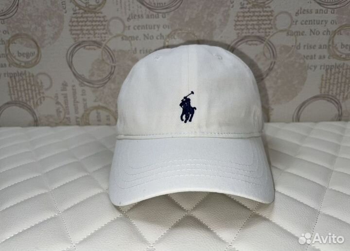 Бейсболка кепка Polo Ralph Lauren белая