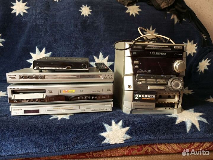 Музыкальный центр samsung dvd vhr плеер samsung