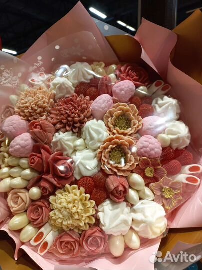 Букет из шоколадных цветов,съедобный букет