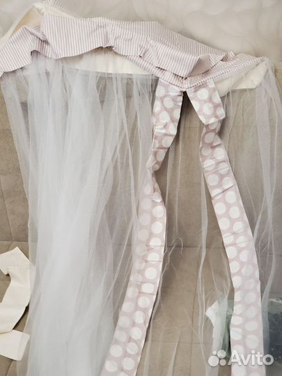 Балдахин Perina из комплекта в кроватку новый