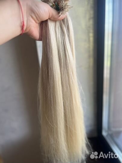 Волосы для наращивания 50 см бу