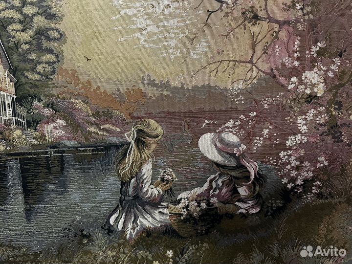 Картина, гобелен в раме. 152 см * 87 см